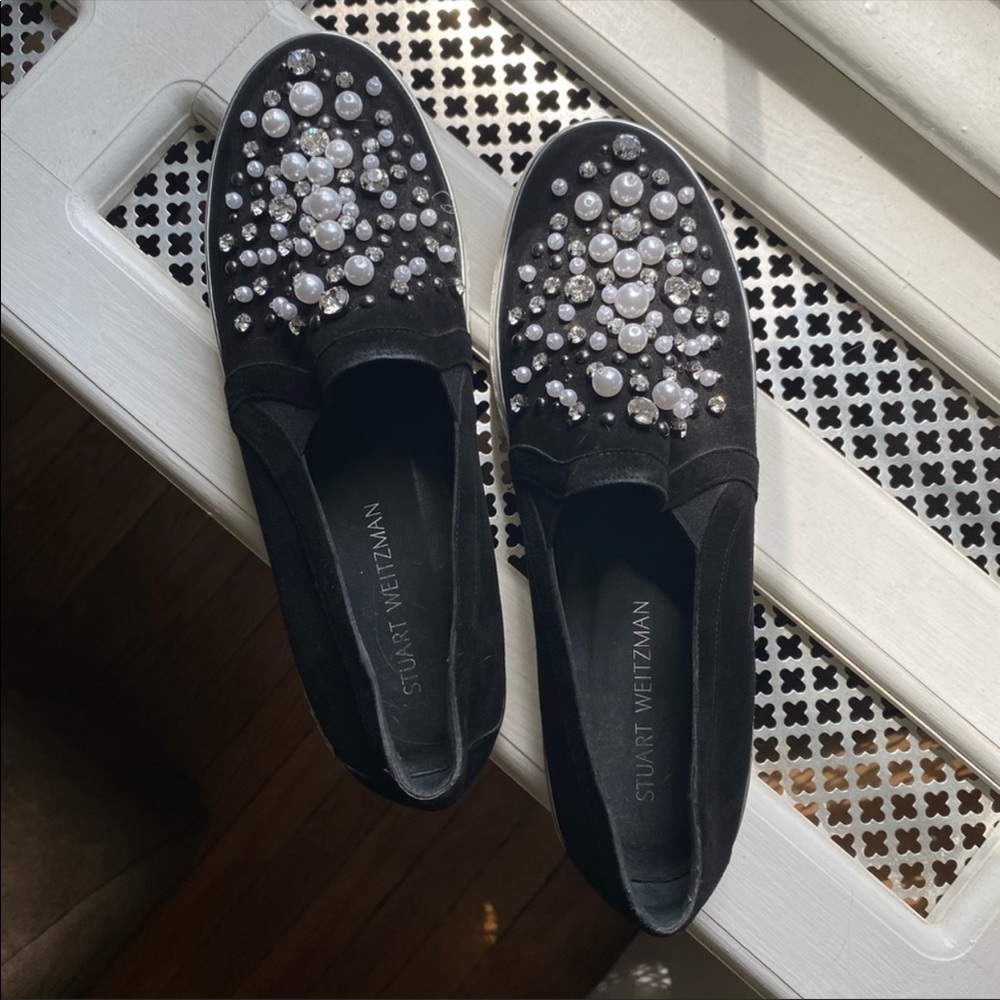 Authentic Stuart Weitzman Pearl sneakers